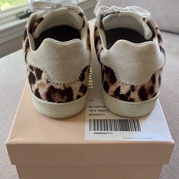 Loeffler randall leopard fur sneaker size 8.5 - Picture 5 of 5